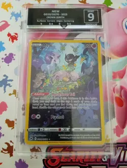 Pokemon Card TCG Mew GG10/GG70 Crown Zenith: Galarian Gallery Holo Get graded 9 - Image 1