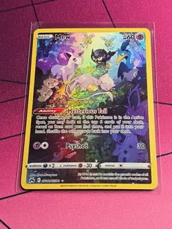Pokemon TCG Mew # GG10/GG70 Crown Zenith Galarian Gallery Holo - Image 1