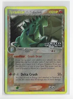 Tyranitar 16/113 STAMPED EX Delta Species Reverse Holo Rare Pokemon TCG - Image 1