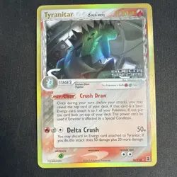 Tyranitar 16/113 STAMPED EX Delta Species Reverse Holo Rare Pokemon TCG - Image 1