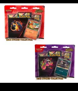 LOT OF 10 Pokemon Mega Evolution Ascended Heroes Tech Sticker Collection NEW - Image 1
