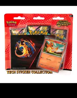 LOT OF 10 Pokemon Mega Evolution Ascended Heroes Tech Sticker Collection NEW - Image 3