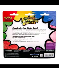 LOT OF 10 Pokemon Mega Evolution Ascended Heroes Tech Sticker Collection NEW - Image 4