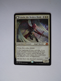 Gisela, the Broken Blade / Brisela, Voice of Nightmares (Sela) - Near Mint - MtG - Image 1