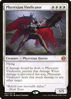 Phyrexian Vindicator Phyrexia: All Will Be One 27 Normal NM - Image 1