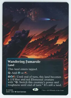 Wandering Fumarole Borderless 0090 EOS NM/MT [Edge of Eternities:MTG] - Image 1