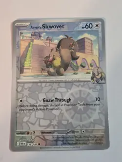 Arvens Skwovet #158/182 SV Destined Rivals Reverse Holo Common Pokemon TCG - Image 1