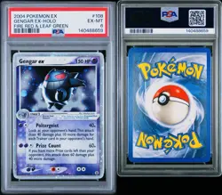 2004 Pokemon EX Gengar ex 108/112 FireRed & LeafGreen Holo Ultra Rare PSA 6 - Image 3