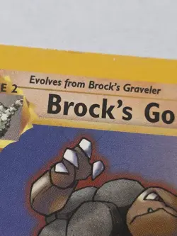 Pokemon Card - Brock's Golem Gym Heroes 20/132 Rare - Image 2
