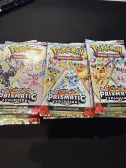 Lot of 30 Pokemon TCG Prismatic Evolutions Booster Packs - New/Sealed/Loose - Image 1