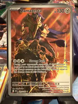 Pokemon TCG Zamazenta Holo Card 201/182 Sv10: Destined Rivals Mint/Near Mint - Image 1