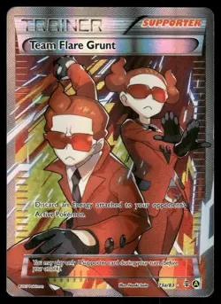 Pokemon Cards Team Flare Grunt 73a/83 Generations Rare Ultra LP - Image 1
