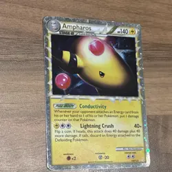 Pokemon Ampharos (Prime) Ultra Rare HeartGold SoulSilver 105/123 LP - Image 4