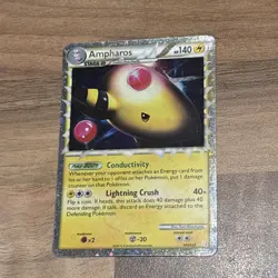 Pokemon Ampharos (Prime) Ultra Rare HeartGold SoulSilver 105/123 LP - Image 5