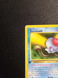 1999 Pokemon Fossil-First Edition Tentacool 56/62 - Image 2