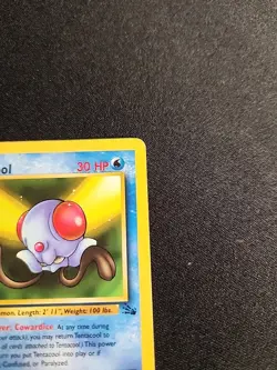 1999 Pokemon Fossil-First Edition Tentacool 56/62 - Image 3