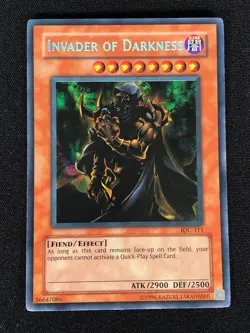 Yugioh Invader of Darkness IOC-111 Secret (NM) - Image 1