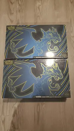 Pokemon TCG Mega Charizard X ex UPC Ultra Premium Collection - 2 Pack IN HAND - Image 1