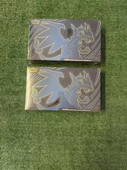 Pokemon TCG Mega Charizard X ex UPC Ultra Premium Collection - 2 Pack IN HAND - Image 1
