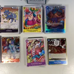 One Piece TCG Card Lot Of 238 Cards w/Foils Mint Condition with Box - Image 3