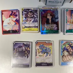 One Piece TCG Card Lot Of 238 Cards w/Foils Mint Condition with Box - Image 5