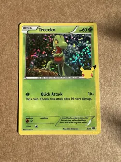 Pokemon TCG Treecko Reverse Holo 3/25 McDonalds 25th Anniversary NM Condition - Image 1