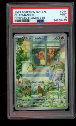 Charmander 044 Sv: Scarlet & Violet Blackstar Promo Pokemon TCG PSA 9 - Image 1