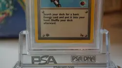 PSA 9 MINT Energy Search 1999 Fossil 1st Edition Pokemon Card 59/62 - Image 3