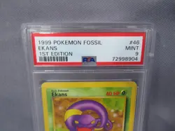 EKANS Pokemon 1999 Fossil Set 46/62 1st Edition Card PSA Graded 9 Mint - Image 2