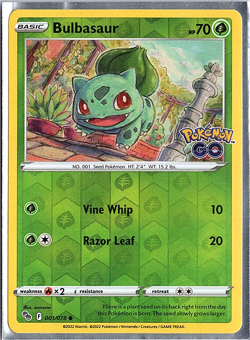 Pokemon GO Set Pokemon TCG Holo & Reverse Holo singles - You Pick the Card - Image 1