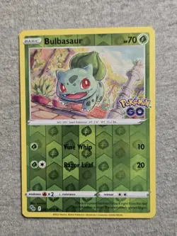Pokemon GO #001/078 Bulbasaur Reverse Holo - Image 1