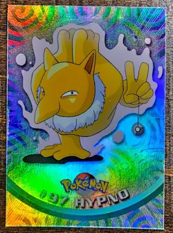 2000 Topps Pokemon TV Animation Edition Series 2 Hypno #97 NM Holo Foil Rare - Image 1