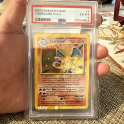 1999 Pokemon Base Set Unlimited Charizard-Holo Card 4/102 PSA 6 - Image 5