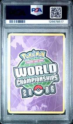 2006 POKEMON WORLD CHAMPIONSHIPS PROMO B-L-S #105 LATIAS-GOLD STAR PSA 1 - Image 2