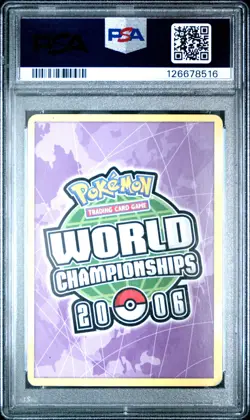 2006 POKEMON WORLD CHAMPIONSHIPS PROMO B-L-S #105 LATIAS-GOLD STAR PSA 1 - Image 2