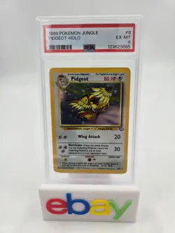 1999 POKEMON JUNGLE #8/64 PIDGEOT HOLO RARE PSA 6 - Image 1