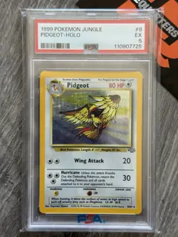 Pidgeot Holo Pokemon Jungle 8/64 1999 PSA 5 - Image 1