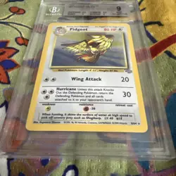 1999 Pokemon Jungle Pidgeot 8/64 UNLIMTED Holo WOTC Vintage BGS 9 MINT NO PSA - Image 2