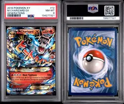 2016 Pokemon XY Generations M Charizard EX Holo Rare 12/83 PSA 8 NM- Mint - Image 3