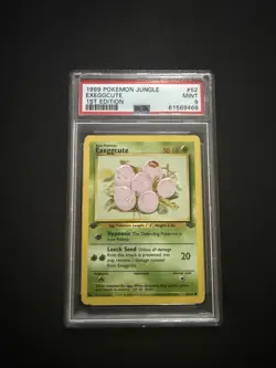 PSA 9 MINT Exeggcute 1999 Jungle 1st Edition Pokemon Card 52/64 - Image 1
