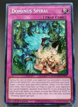 YU-GI-OH Dominus Spiral DOOD-EN079 1st Edition Secret Rare NM - Image 1