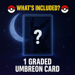 ⚫MYSTERY GRADED UMBREON POKEMON ULTRA RARE CARD⚫ PSA | CGC | BECKETT - Image 2