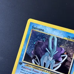 Pokemon TCG Suicune Holo Rare Card 14/64 Neo Revelation 1st Edition - Image 2