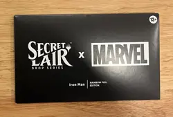 MTG Magic Secret Lair Drop X Marvel Iron Man FOIL Edition Sealed - Image 3