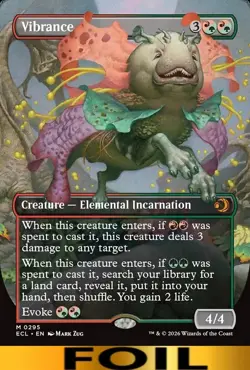 Vibrance ** FOIL BORDERLESS ** #295 - Lorwyn Ecliped - NM MTG - Image 1