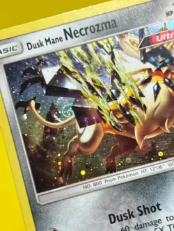Pokemon TCG Dusk Mane Necrozma(Galaxy Swirl) SM107 Black Star Promo - Image 2