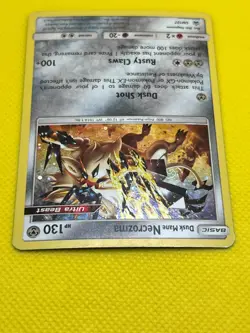 Pokemon TCG Dusk Mane Necrozma(Galaxy Swirl) SM107 Black Star Promo - Image 4
