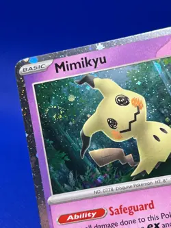 Pokemon Tcg Mimikyu(Double Swirl) 037/091 Cosmos Holo Foil Trick or Trade Promo - Image 2