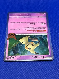 Pokemon Tcg Mimikyu(Double Swirl) 037/091 Cosmos Holo Foil Trick or Trade Promo - Image 5