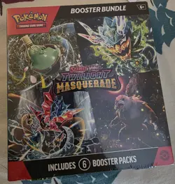 Pokemon TCG Scarlet & Violet Twilight Masquerade Booster Bundle, 6 packs, Sealed - Image 1